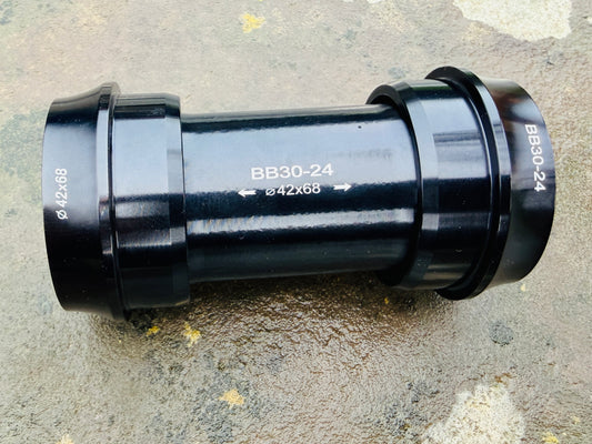BB30 Press Fit 24mm Axle Bottom Bracket - SKF or Ceramic Bearings