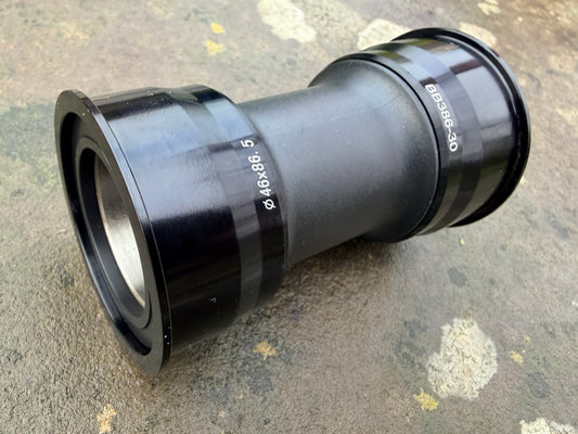 BB386 30mm Axle Threaded Bottom Bracket - SKF or Ceramic Bearings