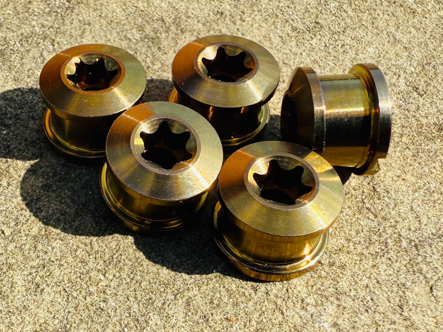 Titanium Chainring Bolts - Single Ring Length