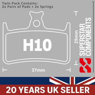 Hope Tech 3 E4, Tech 4 E4, and Race Evo E4 Disc Pads - Twin Pack