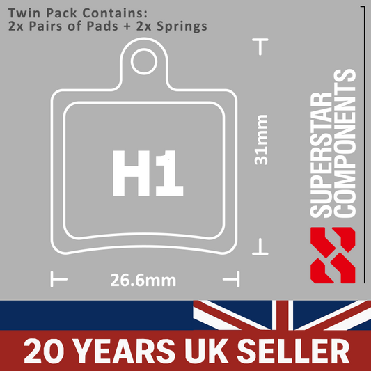 Hope Original Mini Disc Pads - Twin Pack