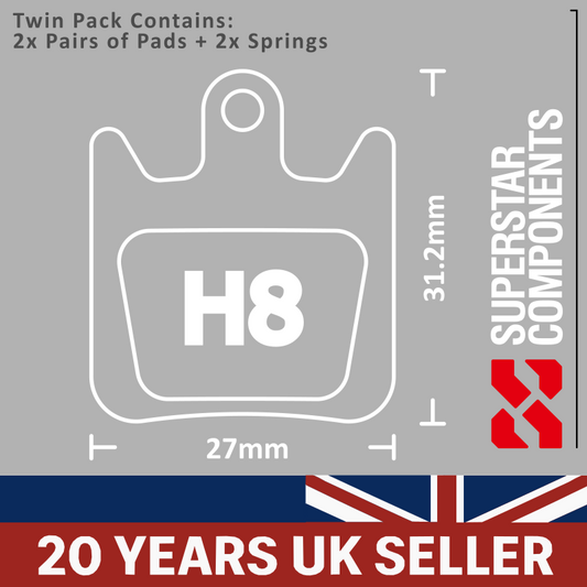 Hope X2 and Race Disc Pads - Twin Pack