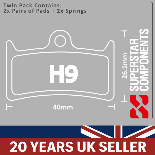 Hope Tech 3 V4, Tech 4 V4 Disc Pads - Twin Pack