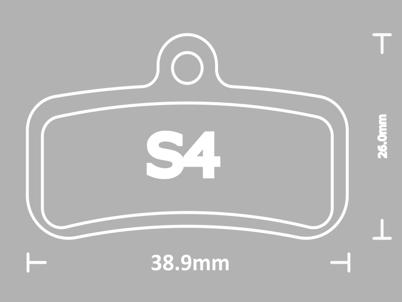 Shimano 4 Piston Disc Pads - Twin Pack