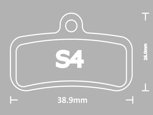 Shimano 4 Piston Disc Pads - Twin Pack