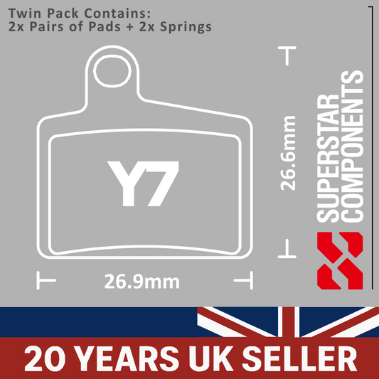 Hayes Stroker Ryde WITH SPRING 2011> Disc Pads - Twin Pack