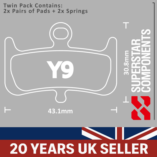 Hayes Dominion A4 Disc Pads - Twin Pack