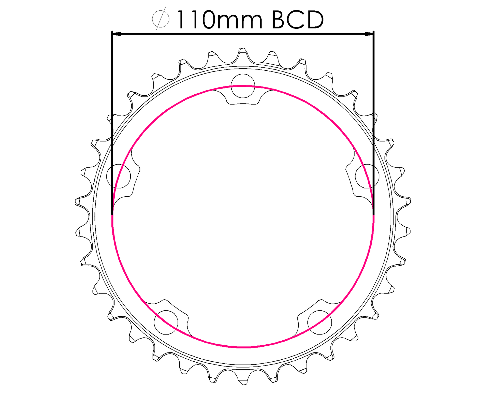 110BCD Raptor Chainring - UK MADE – Superstar Components