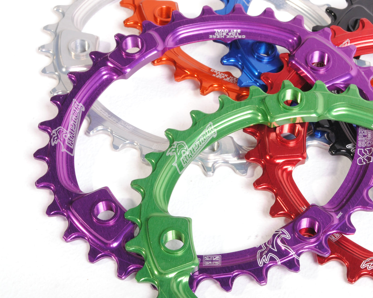 104BCD Raptor Oval Chainring - UK MADE