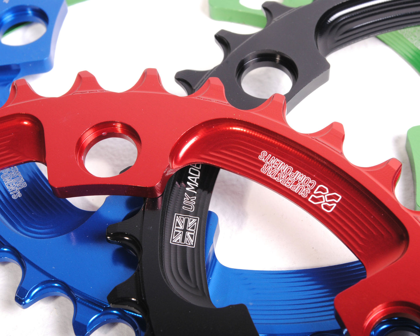 110ASYM Raptor Oval Chainring - UK MADE - CLEARANCE COLOUR
