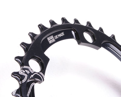 110ASYM Raptor Oval Chainring - UK MADE - CLEARANCE COLOUR