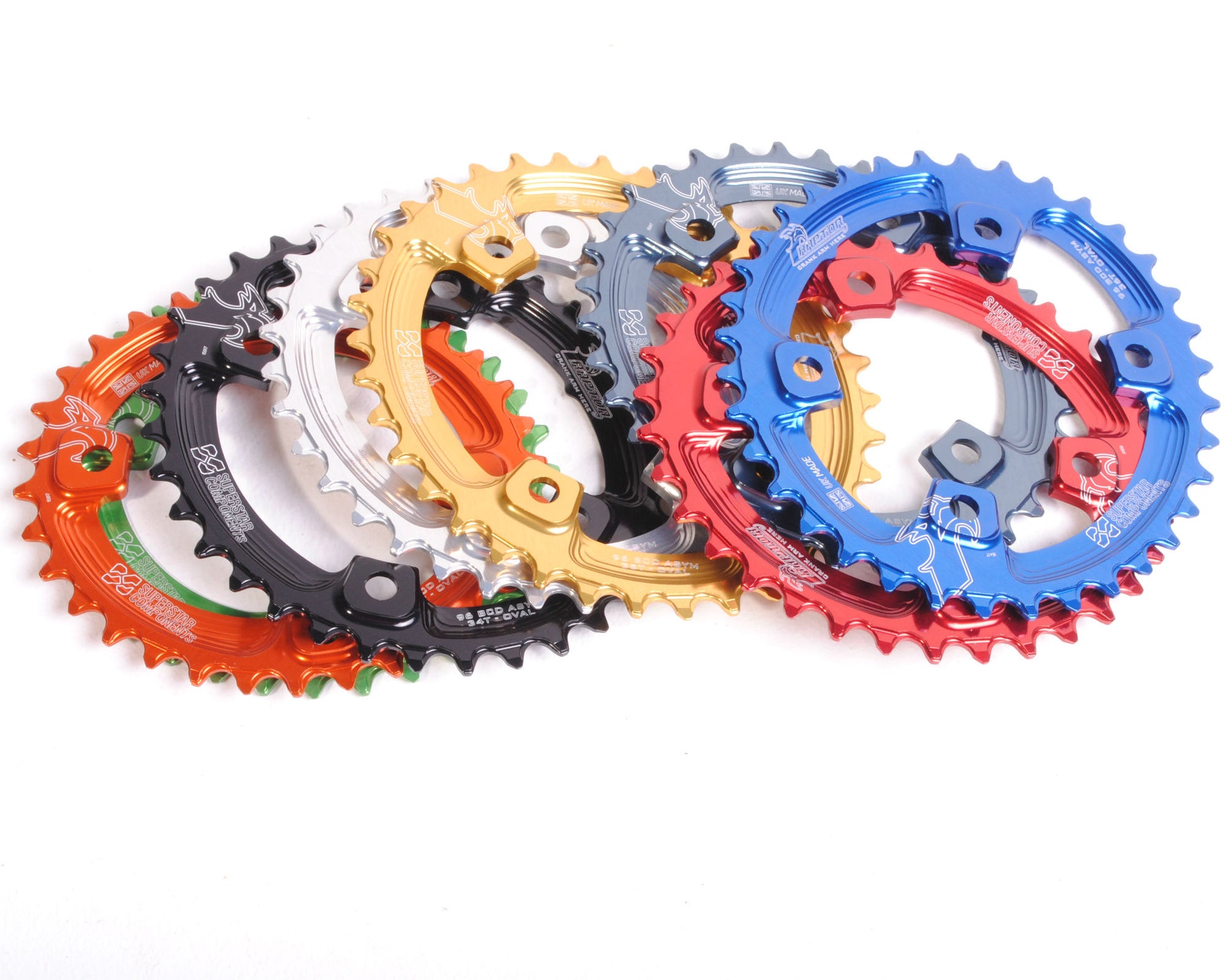 DECKAS Oval Chainring 104BCD 32T/34T/36T/38T Narrow-Wide
