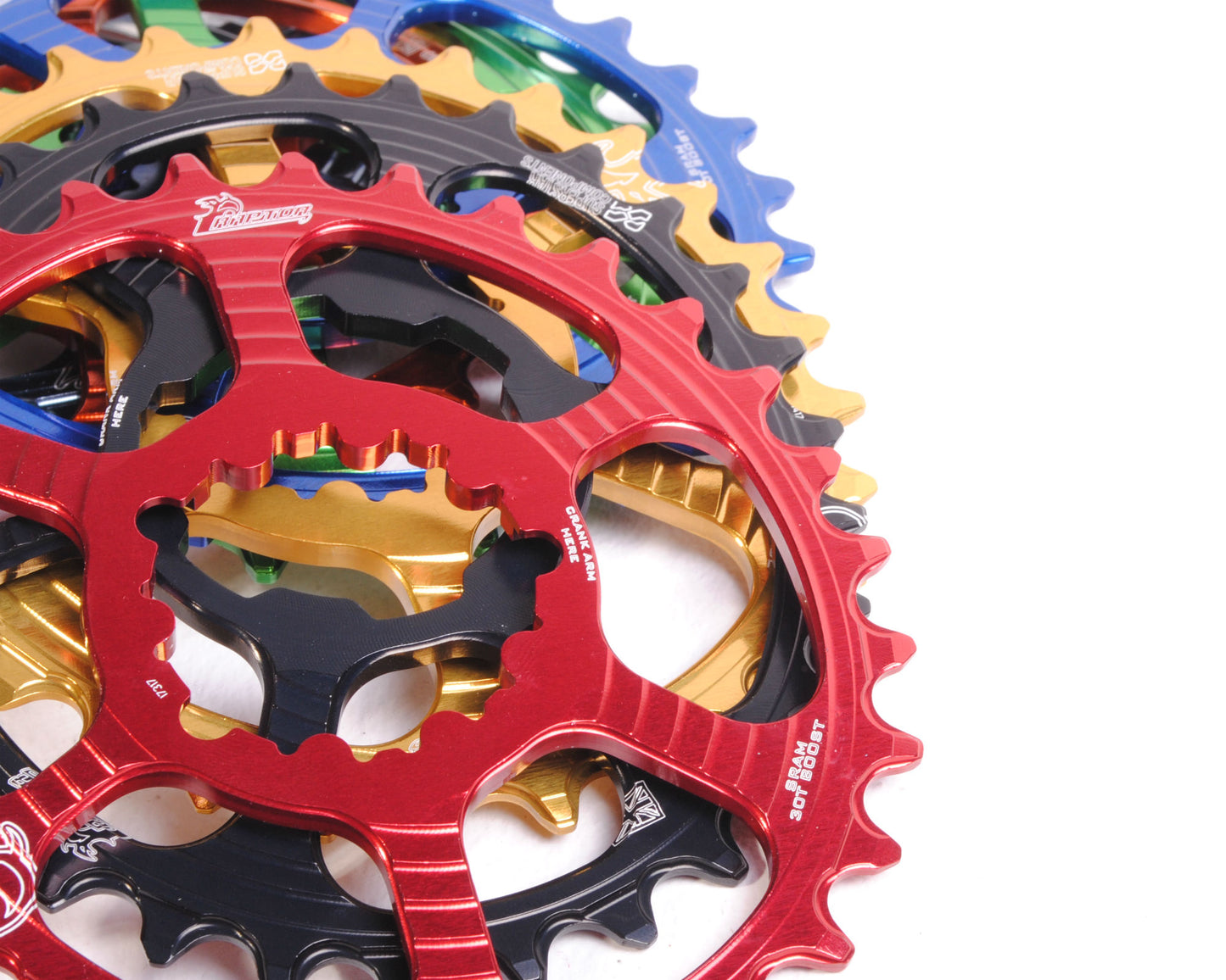 SRAM 3-Bolt 3mm OFFSET Raptor Oval Chainring - UK MADE
