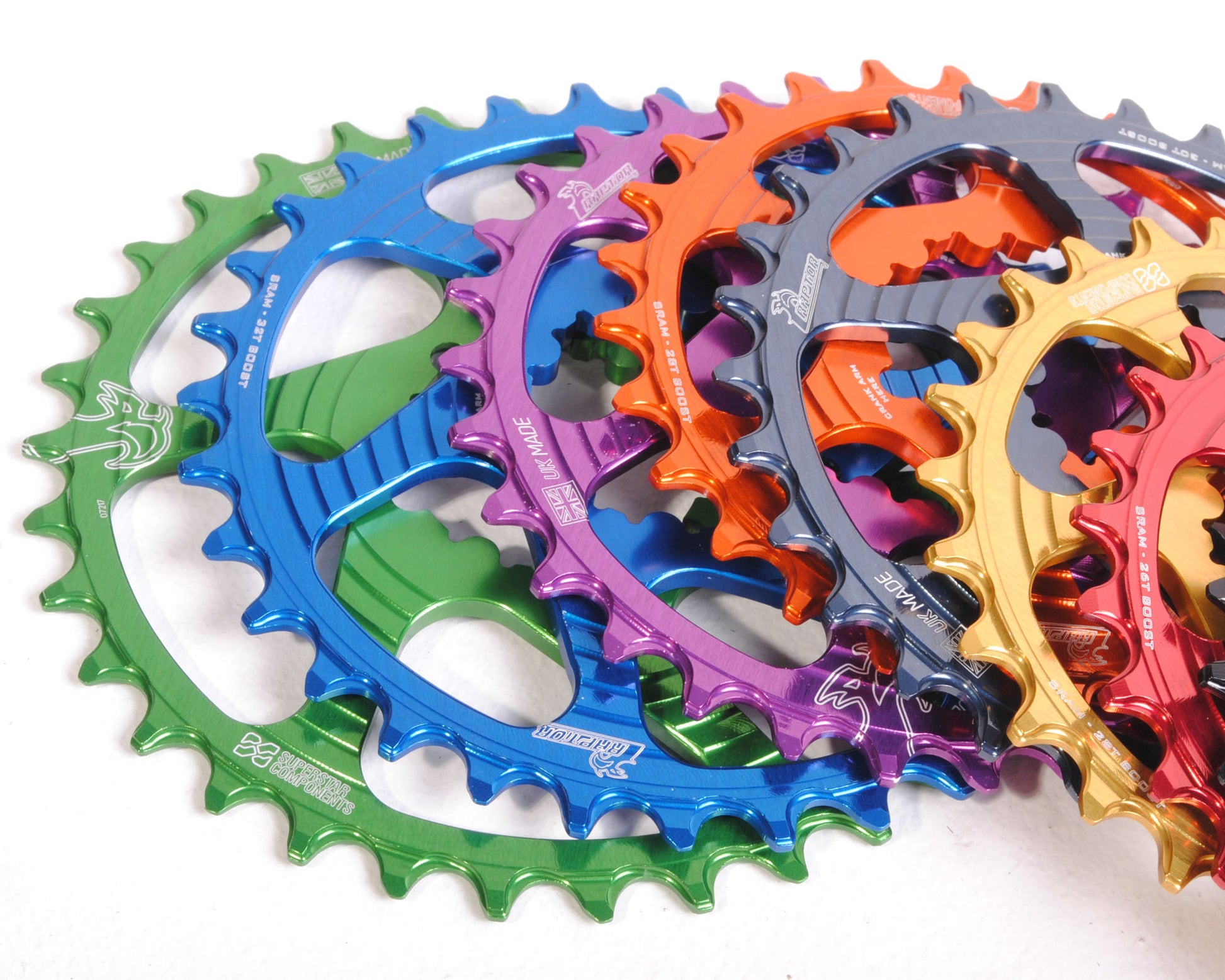 SRAM 3-Bolt 6mm OFFSET Raptor Chainring UK MADE – Superstar