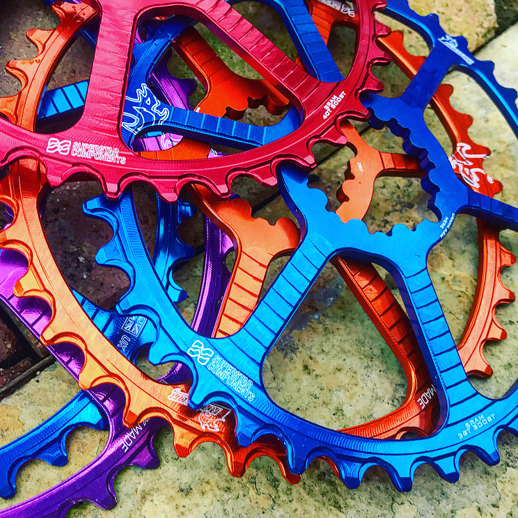 SRAM 3-Bolt 3mm OFFSET Raptor Oval Chainring - UK MADE